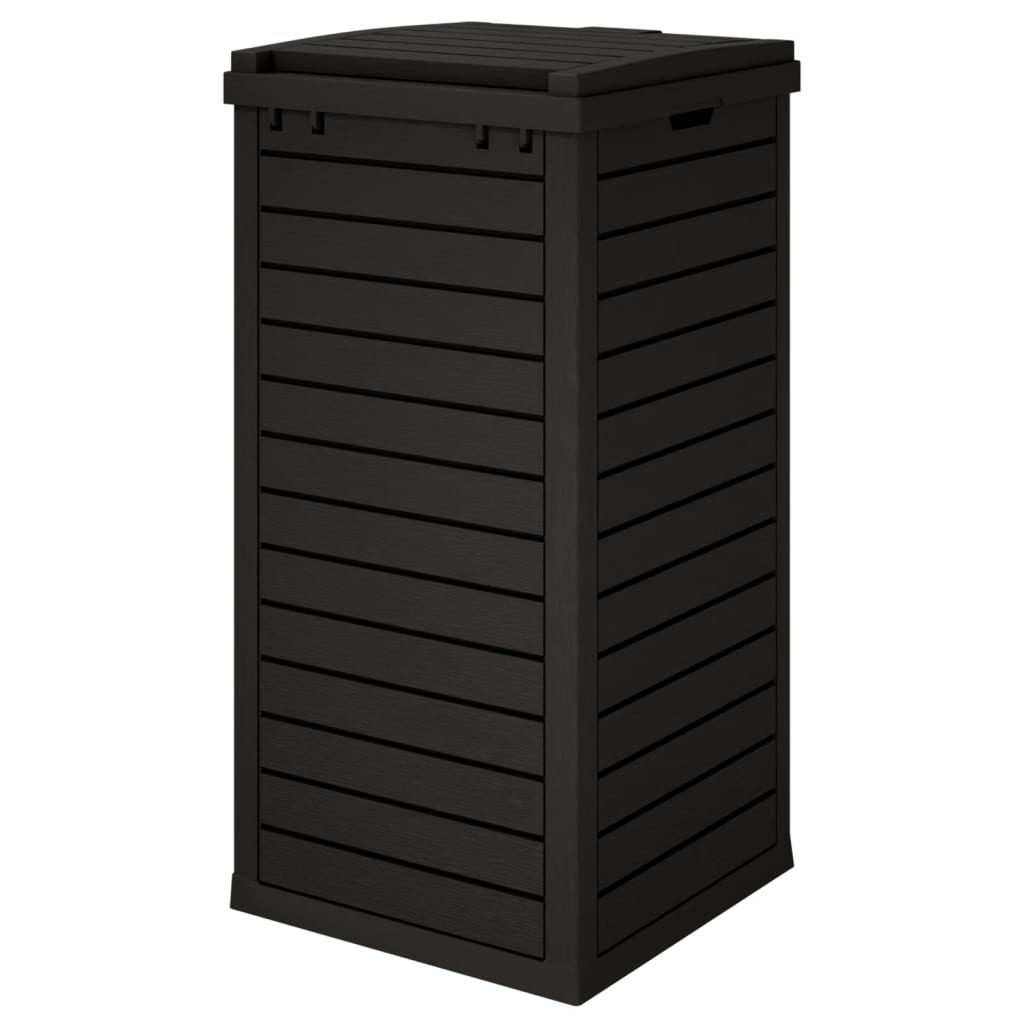 Black Outdoor Garbage Bin | Jscapes Home and Garden