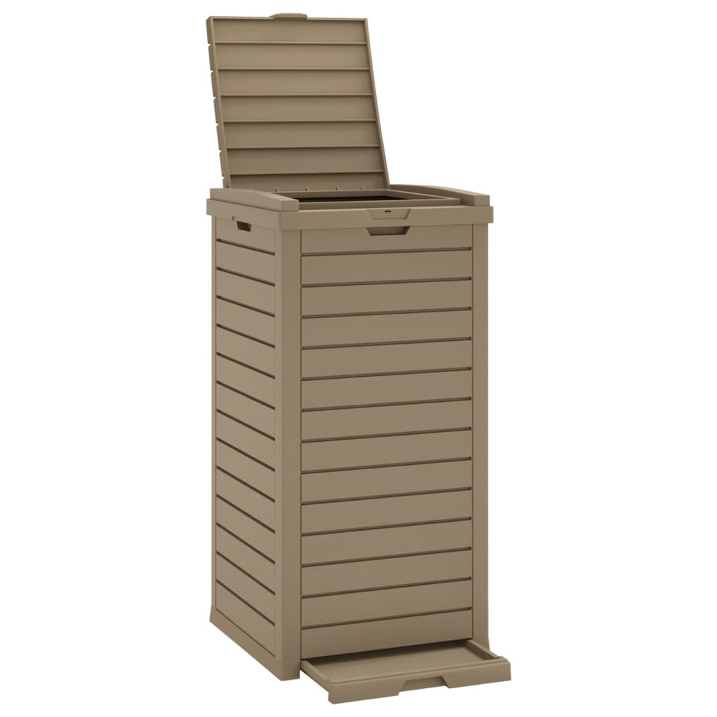 Light Brown Outdoor Garbage Bin | Jscapes Home and Garden