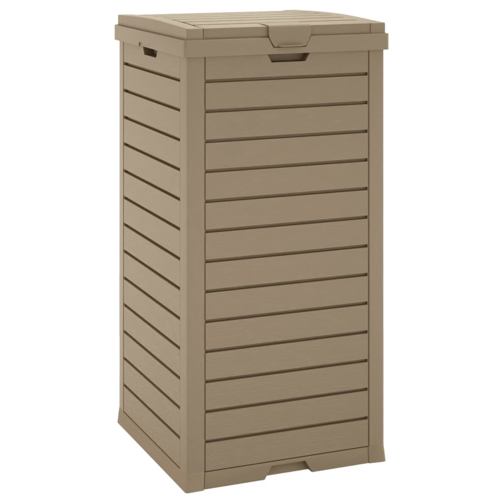 Light Brown Outdoor Garbage Bin | Jscapes Home and Garden