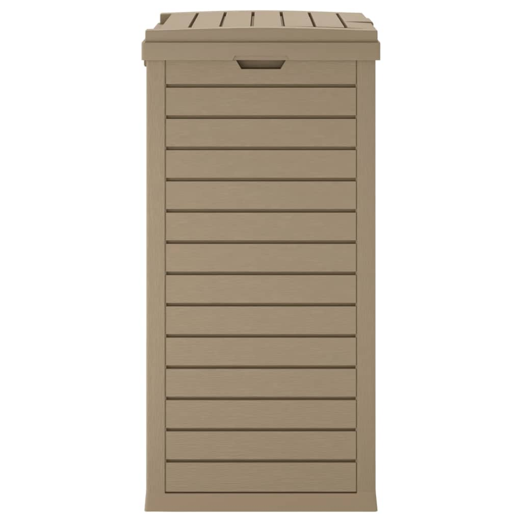 Light Brown Outdoor Garbage Bin | Jscapes Home and Garden