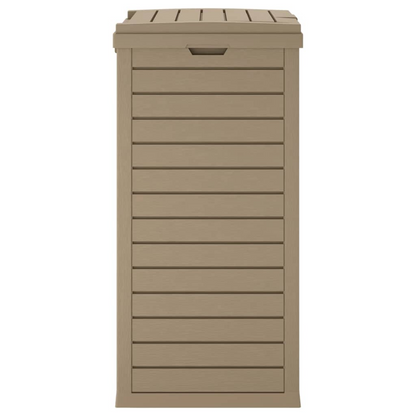 Light Brown Outdoor Garbage Bin | Jscapes Home and Garden