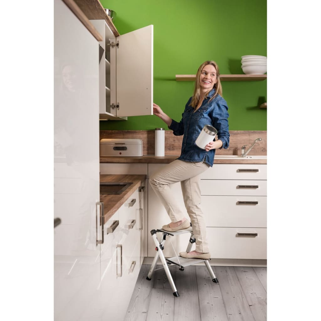 Hailo Stepladder with 2 Steps Mini Comfort