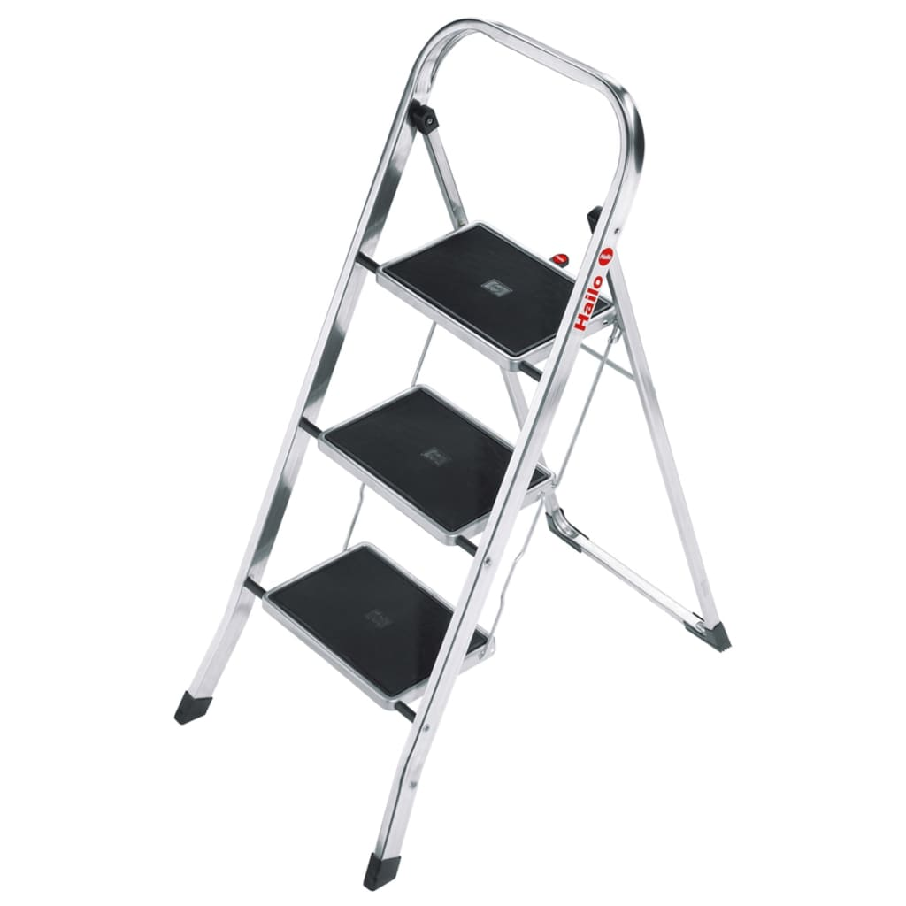 Hailo Folding Stepladder 3 Steps 105cm