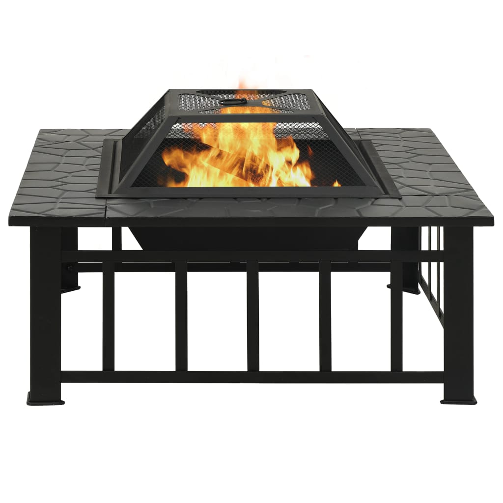 XXL Steel Fire Pit with Poker | Jscapes Home and Garden