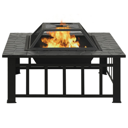 XXL Steel Fire Pit with Poker | Jscapes Home and Garden