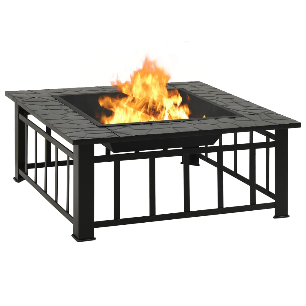 XXL Steel Fire Pit with Poker | Jscapes Home and Garden