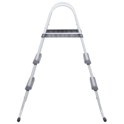 Pool Ladder Grey 84 cm Steel