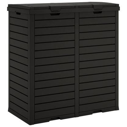 Black Outdoor Garbage Bin | Jscapes Home and Garden