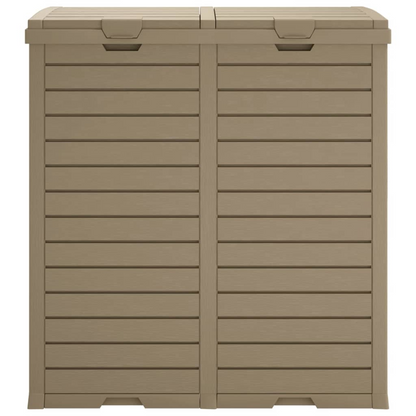 Light Brown Outdoor Garbage Bin | Jscapes Home and Garden