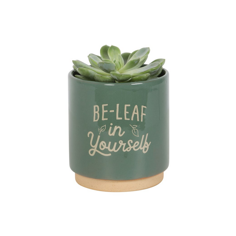 Be-Leaf in Yourself Plant Pot