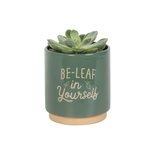 Be-Leaf in Yourself Plant Pot