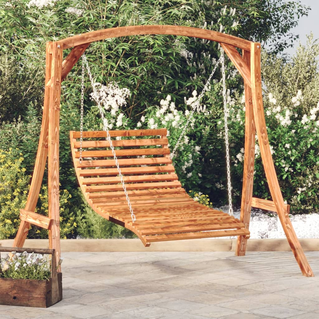 Solid Wood Swing Bed | Jscapes Home and Garden | Swings