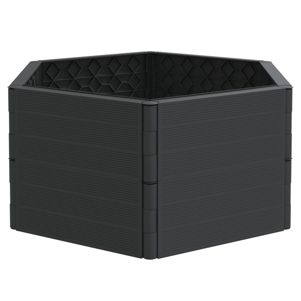 Set of 2 Anthracite Garden Planters | Jscapes Home and Garden