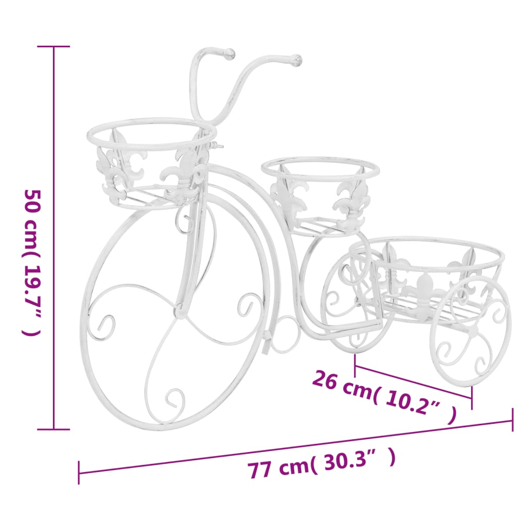  Bicycle Shape Vintage Style Plant Stand