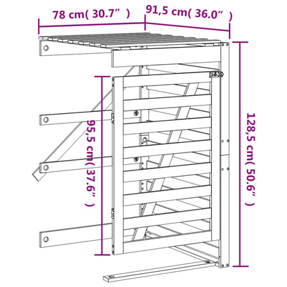 Jscapes home and garden, wheelie bin storage