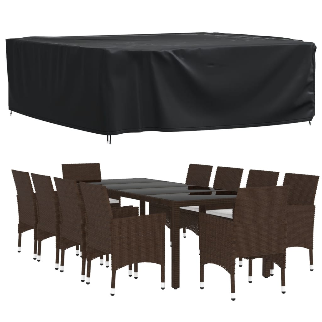 Black Garden Furniture Cover Black 260x260x90 cm