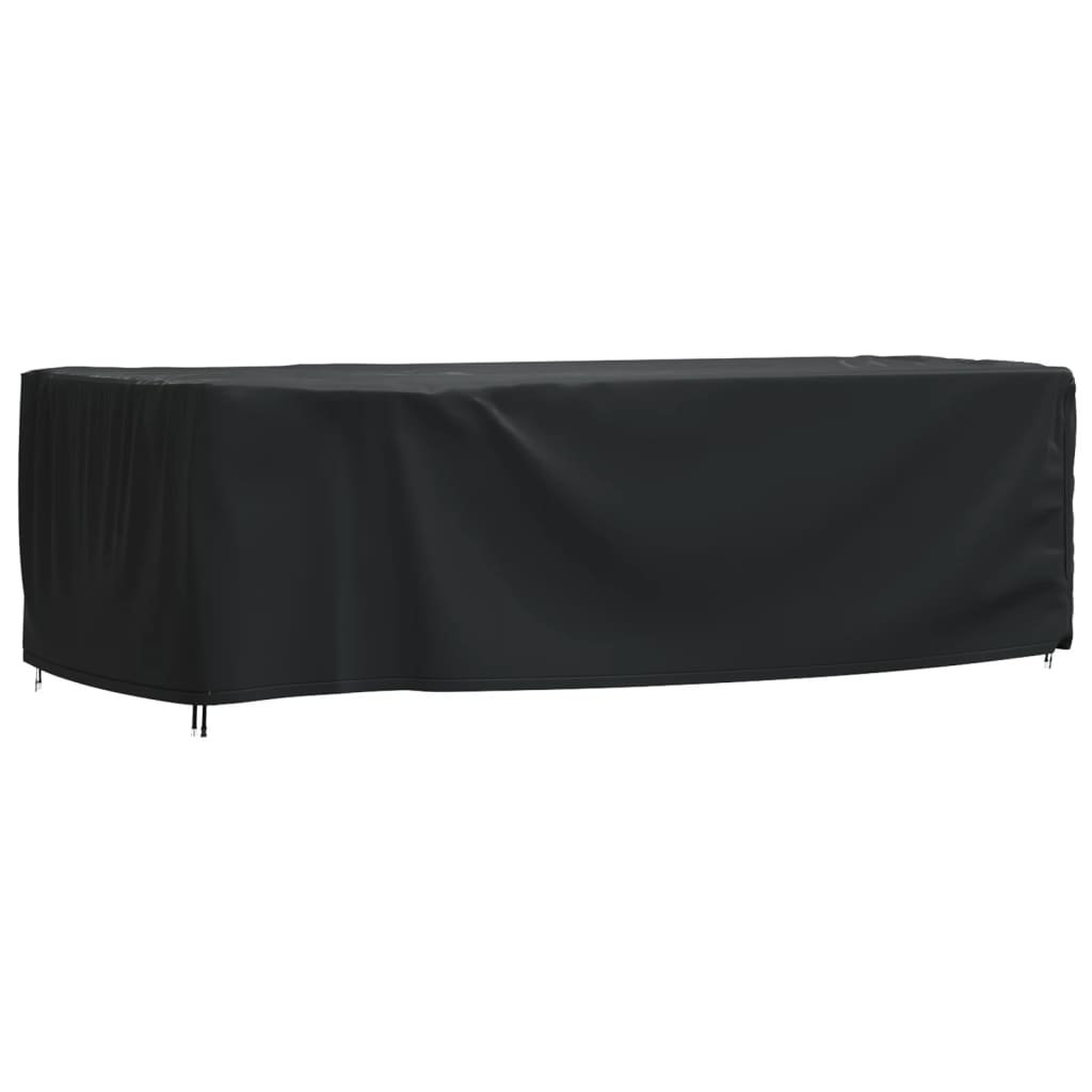 Black Garden Furniture Cover 300x140x90 cm