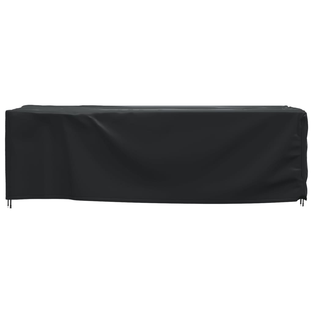 Black Garden Furniture Cover 300x140x90 cm