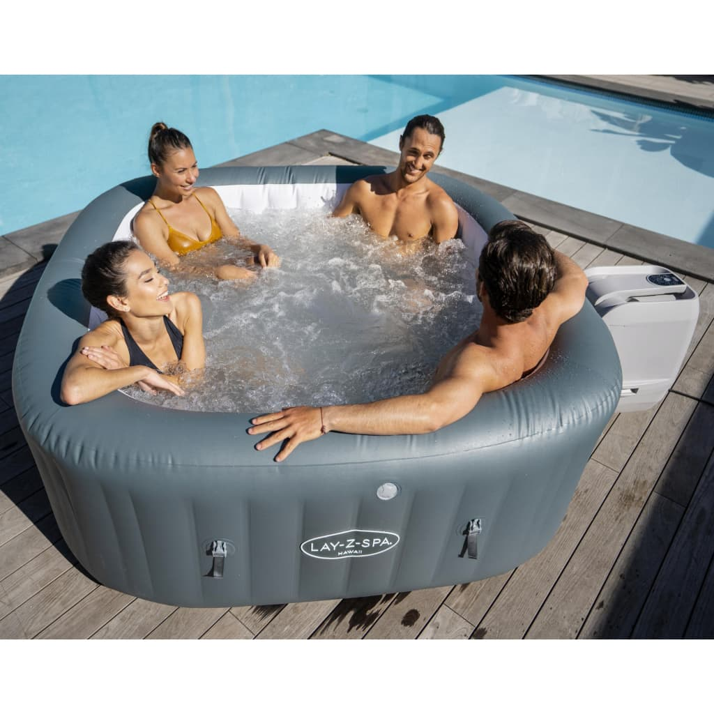 Bestway Lay-Z-Spa Inflatable Hot Tub Hawaii HydroJet Pro