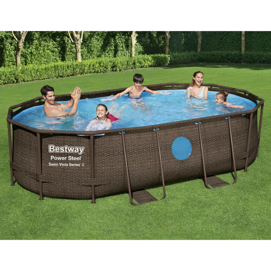 Bestway Power Steel Swimming Pool Set 427x250x100 cm