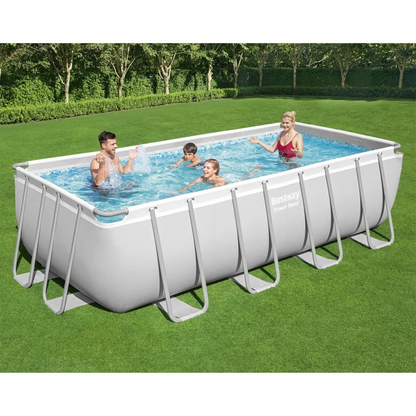 Bestway Power Steel Swimming Pool Set Rectangular 488x244x122 cm