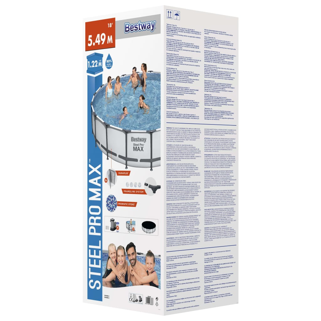 Bestway Steel Pro MAX Swimming Pool Set 549x122 cm