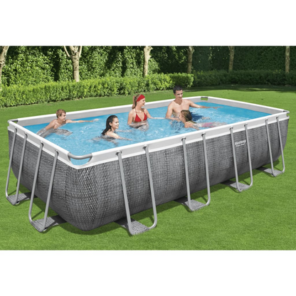 Bestway Power Steel Swimming Pool Set Rectangular 549x274x122 cm