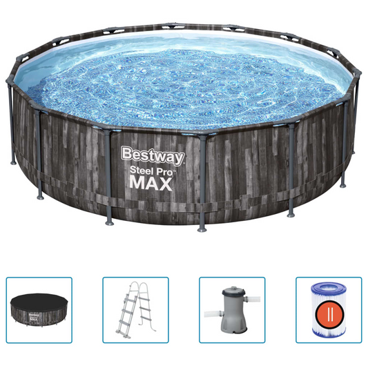 Bestway Steel Pro MAX Swimming Pool Set Round 427x107 cm