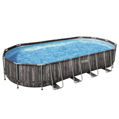 Bestway Swimming Pool Set Oval 7.32x3.66x1.22 m