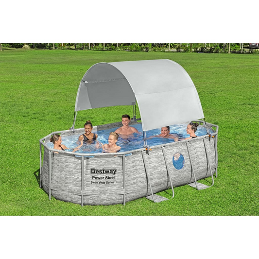 Bestway Above Ground Pool Canopy White