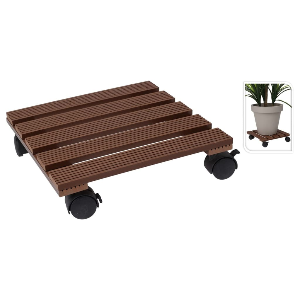 ProGarden Plant Trolley- Brown