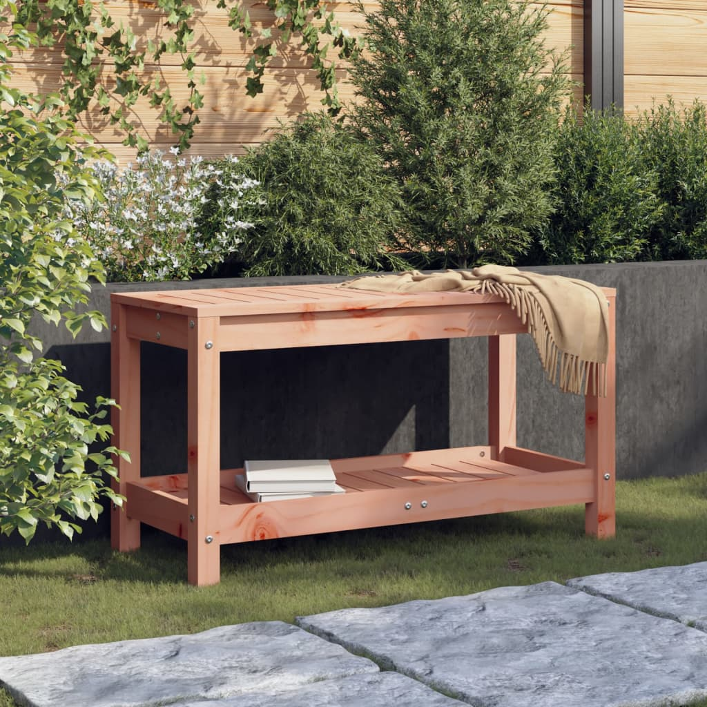 Solid Douglas Wood Garden Bench 82.5x35x45 cm