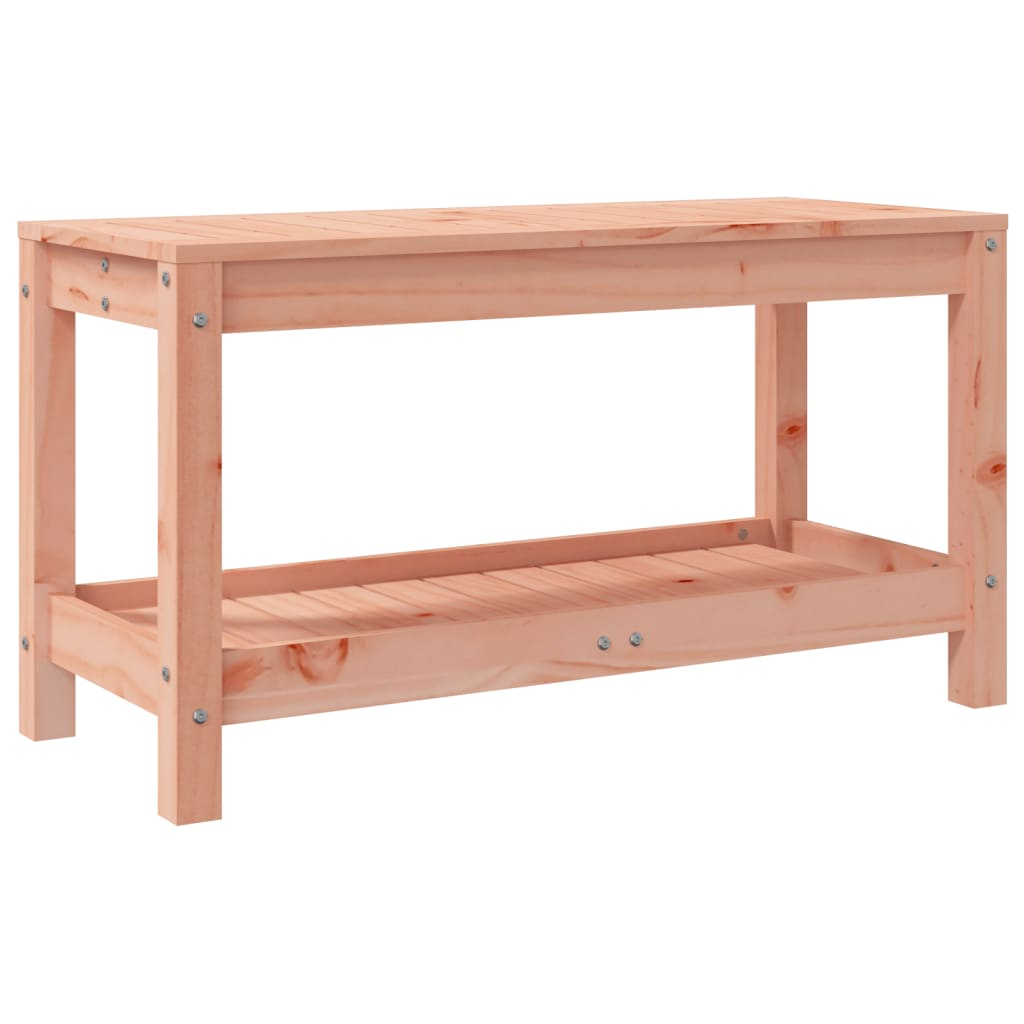 Solid Douglas Wood Garden Bench 82.5x35x45 cm