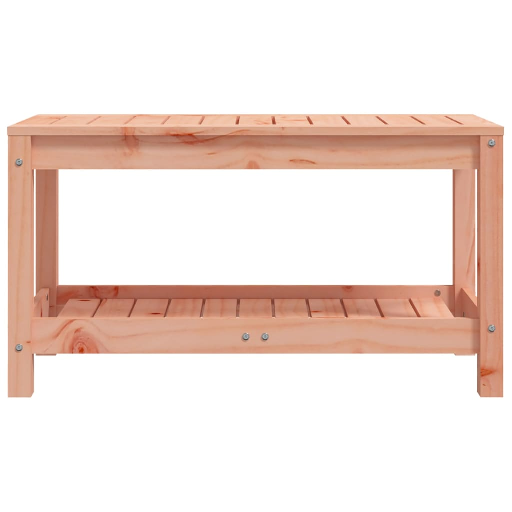 Solid Douglas Wood Garden Bench 82.5x35x45 cm