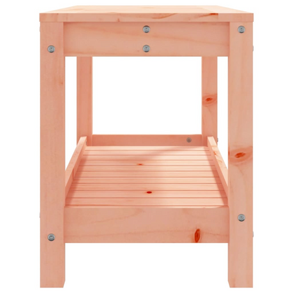 Solid Douglas Wood Garden Bench 82.5x35x45 cm