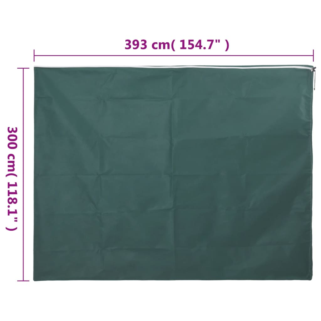 Green Plant Fleece Cover with Zip 70 g/m² 3.93x3 m