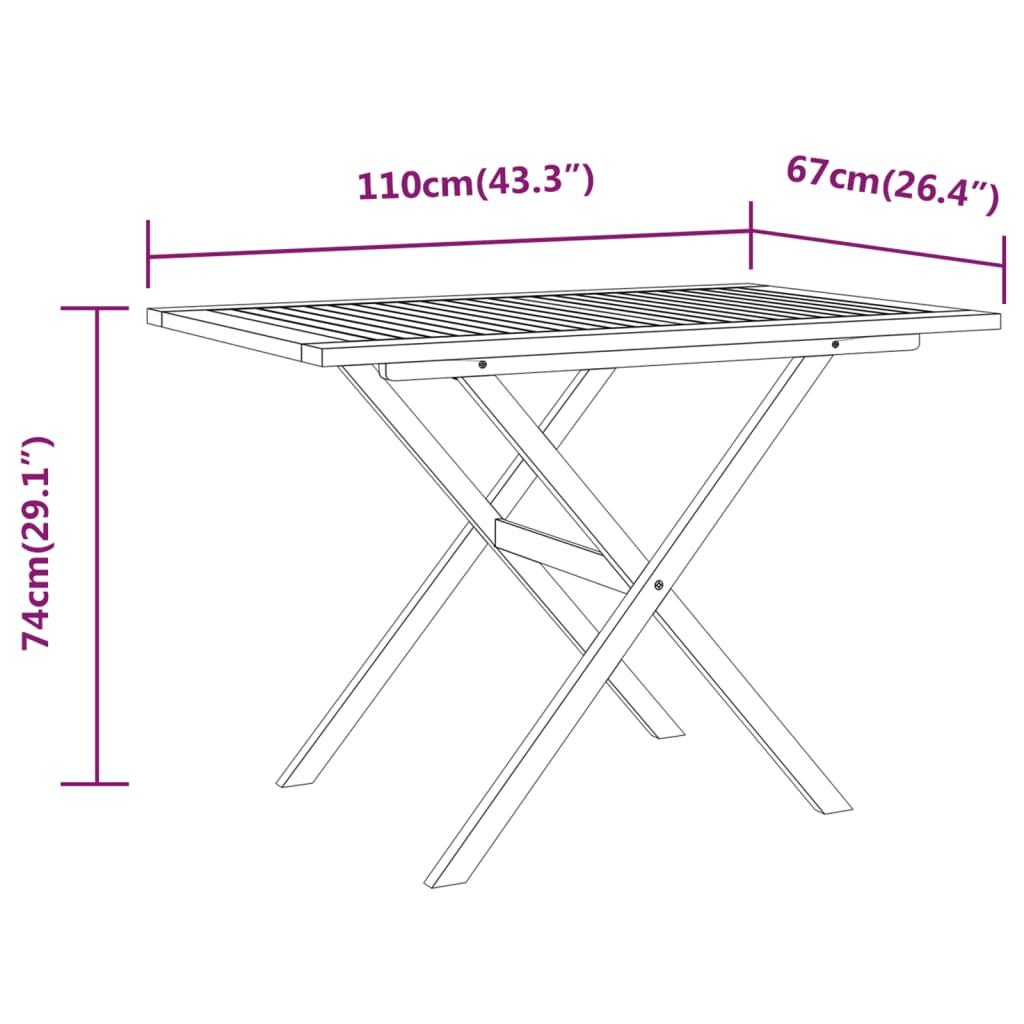  3 Piece Beige Garden Dining Set with Cushions