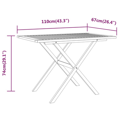  3 Piece Beige Garden Dining Set with Cushions