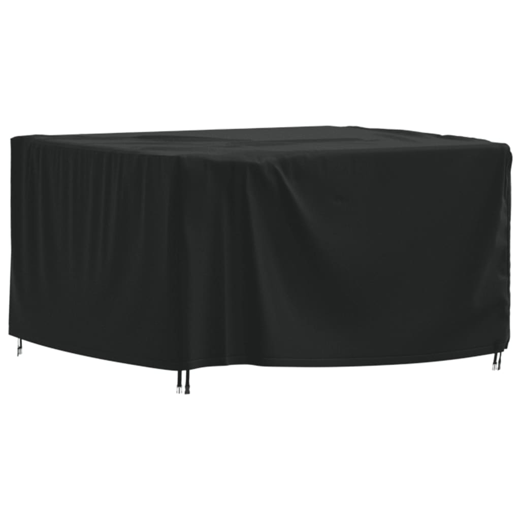 Garden Furniture Cover Black 125x125x74 cm