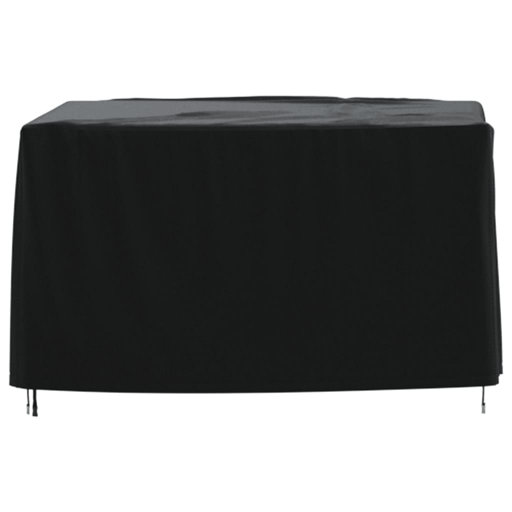 Garden Furniture Cover Black 125x125x74 cm