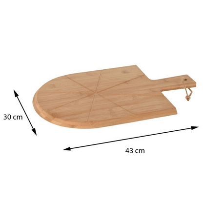  3 Piece Bamboo Pizza Cutting Set | Jscapes Home and Garden