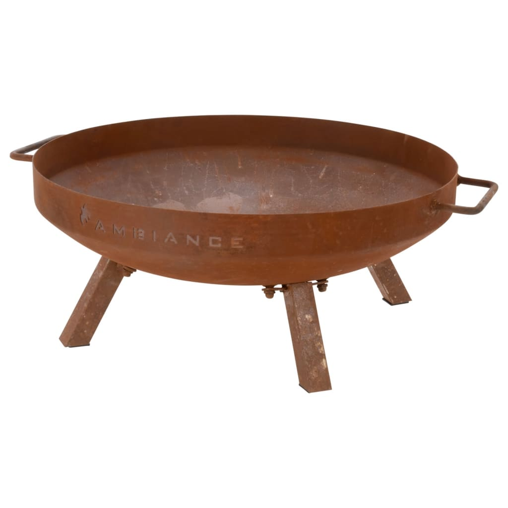 ProGarden Rusty Fire Bowl with Handles | Jscapes Home and Garden