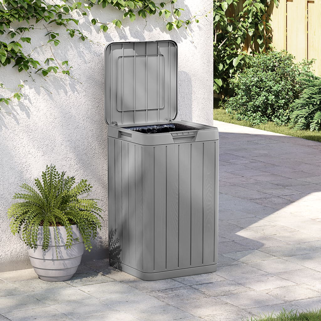 Grey Outdoor Garbage Bin | Jscapes Home and Garden