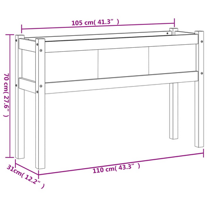 Set of 2 Garden Planters with Legs | Jscapes Home and Garden