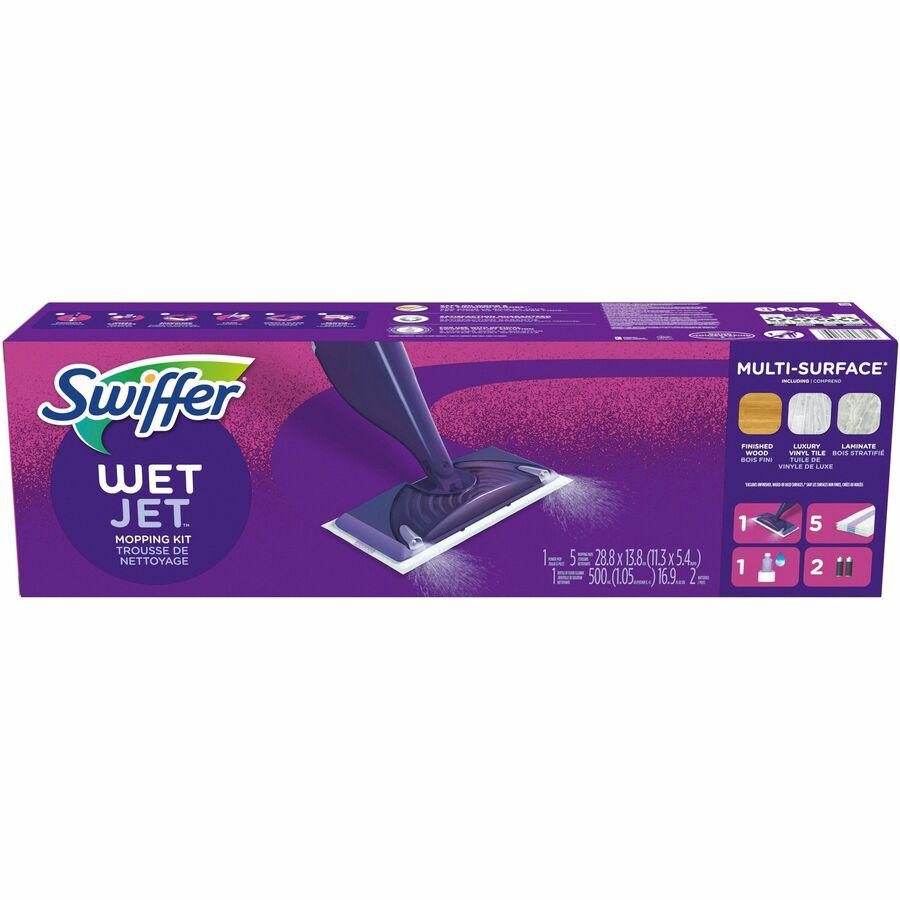 Mopping Kit - Reinforced, Swivel Head - 1 / Kit - Purple