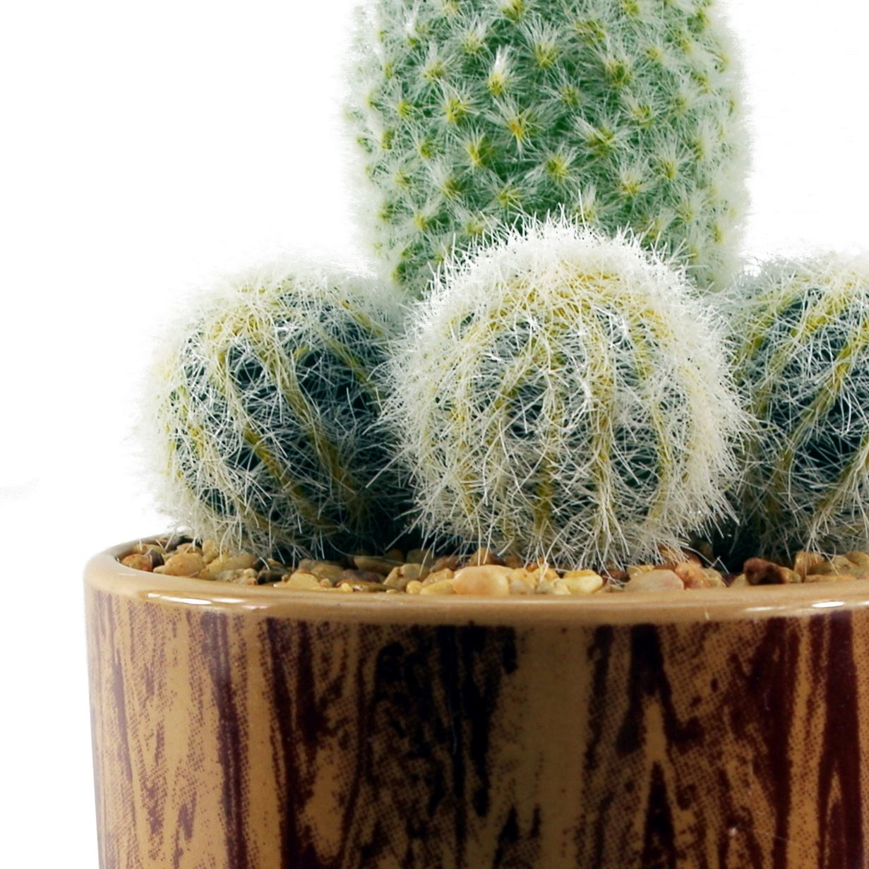 Artificial Cactus Plant in Ceramic Planter