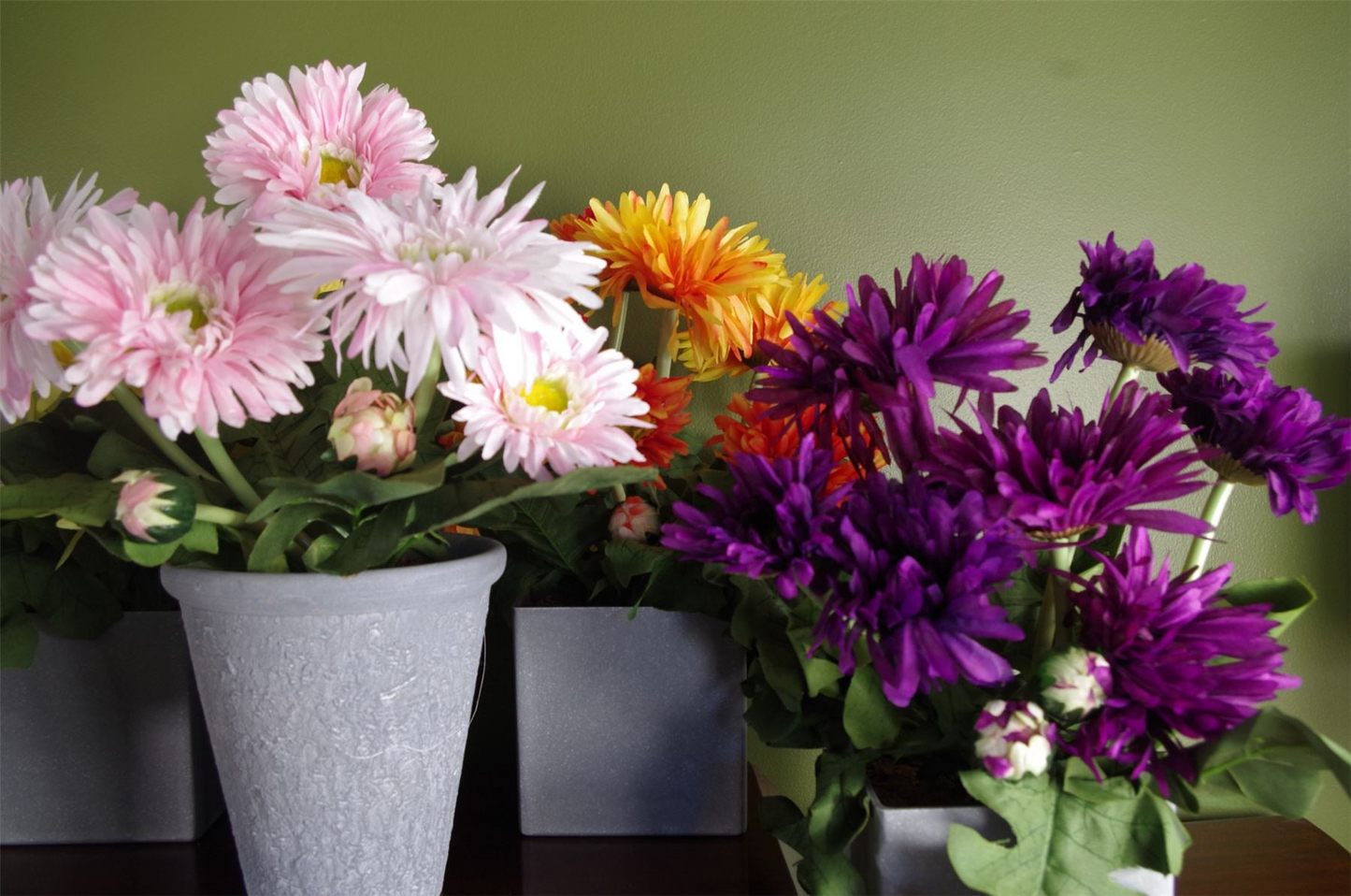 Artificial Daisy Plant- Purple