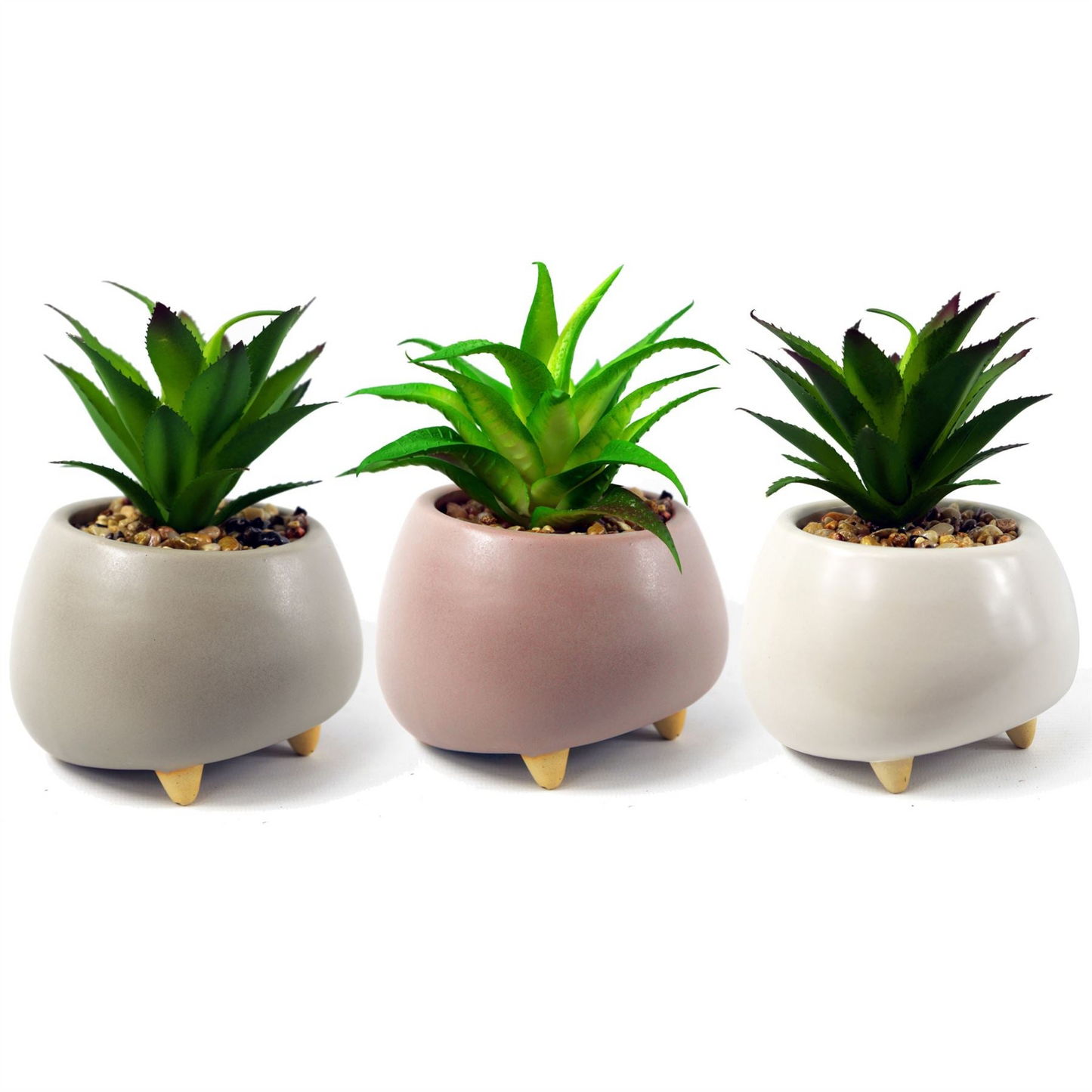 Artificial Succulent Plant in Ceramic Planter