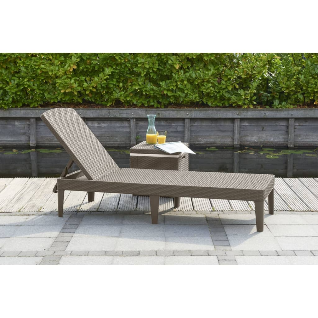 Keter Jaipur Sunlounger | Jscapes Home and Garden