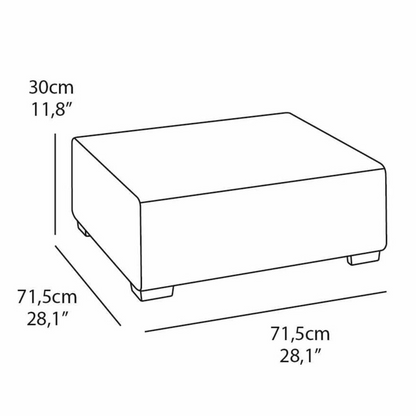 Keter Outdoor Table Salta/Sapporo Graphite